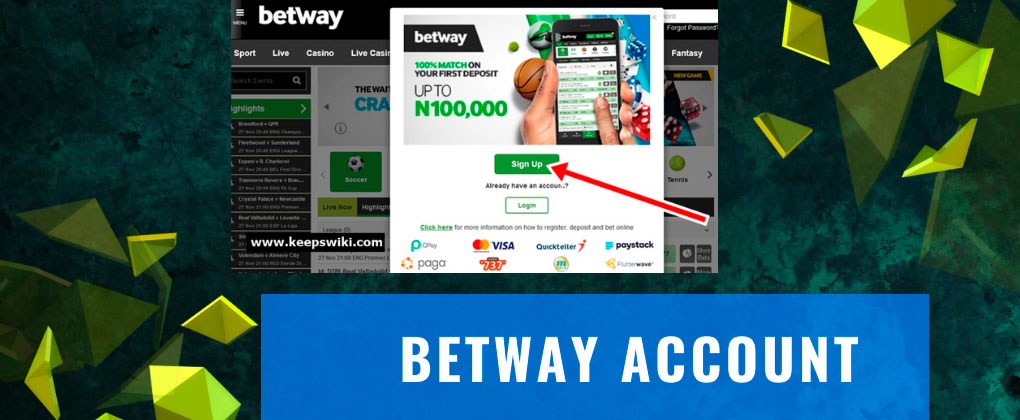 Registration at Betway in Bangladesh