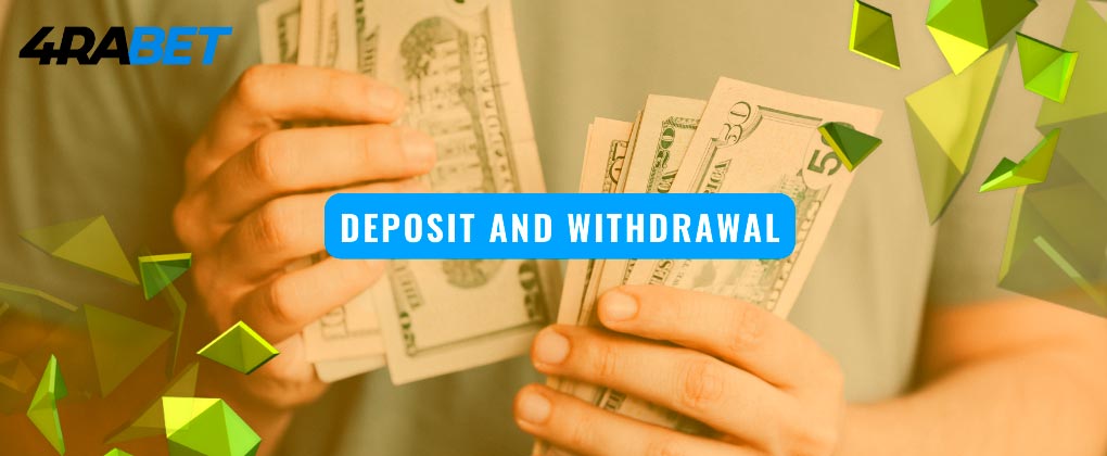 4rabet app Deposit and withdrawal