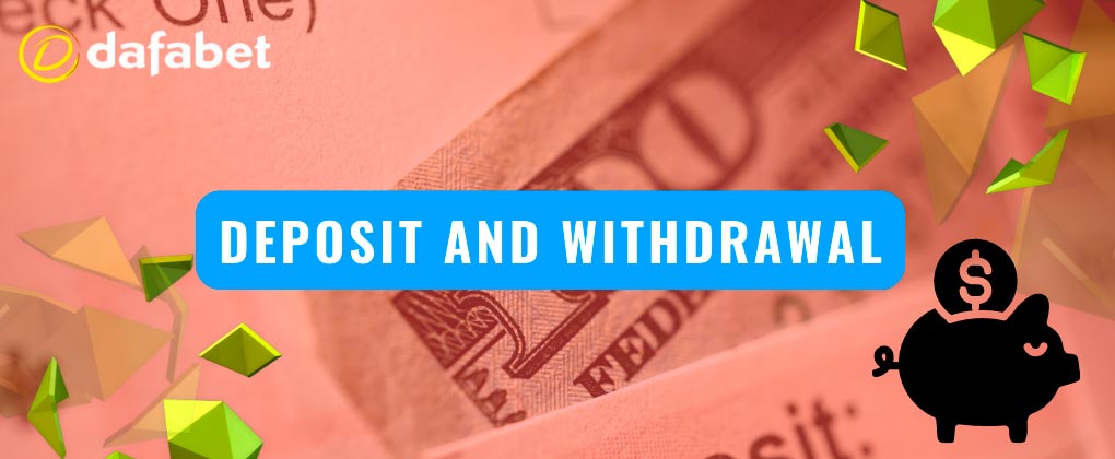 Depositing and withdrawing funds is a very important and responsible procedure