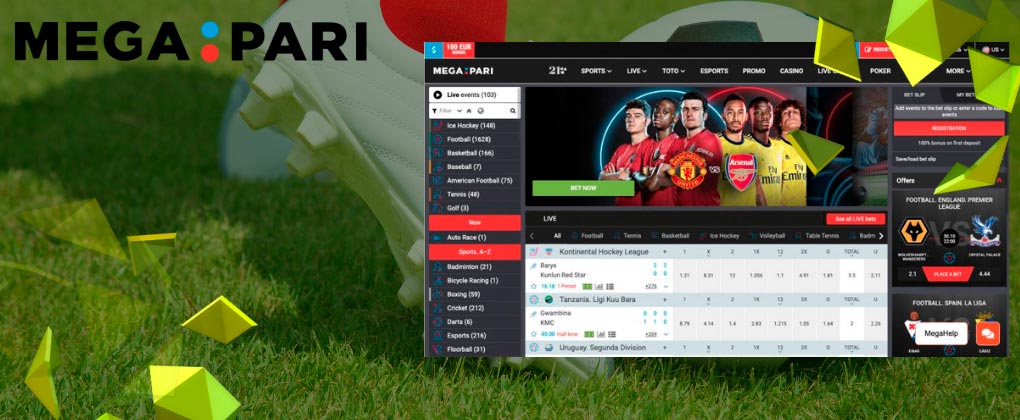 Megapari is sports betting site and app