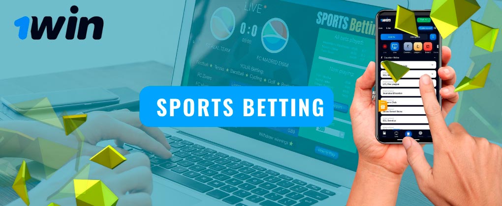 The first and one of the most popular features of the 1win app is sports betting